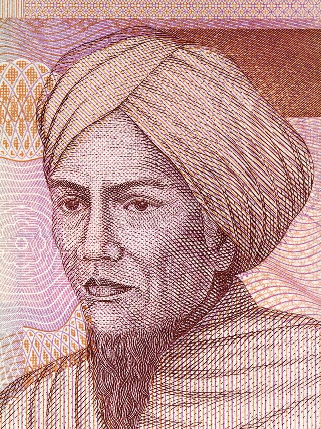 Ilustrasi sosok Tuanku Imam Bonjol dalam uang kertas 5000 rupiah. Sumber: Bank Indonesia