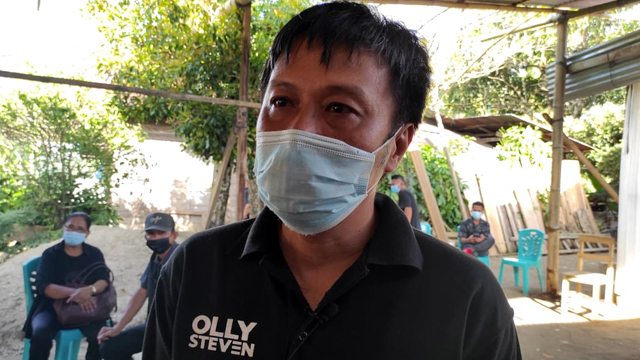 Michael Sigarlaki, suami dari Juita Lidya Tiwa, warga Minsel yang meninggal usai divaksin