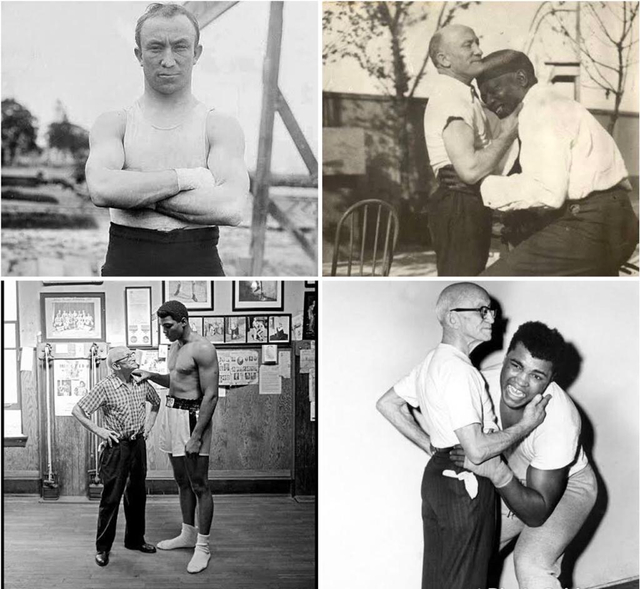 Johnny Coulon tak bisa diangkat siapapun cukup dengan menempelkan jarinya ke leher lawannya. Foto: Istimewa.