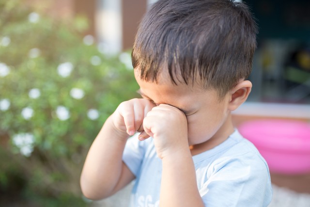Ilustrasi anak nangis. Foto: Shutter Stock