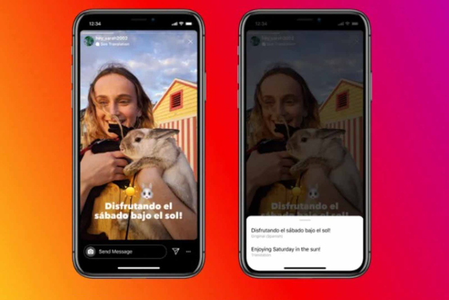 Fitur Translate stories di Instagram. Foto: Dok. Instagram via The Verge
