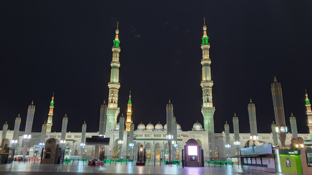 Makam Rasulullah SAW berada di kompleks Masjid Nabawi di Madinah, Arab Saudi. Foto: kumparan/Denny Armandhanu