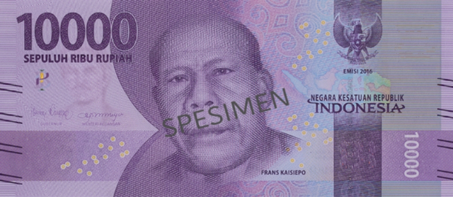 Uang sepuluh ribu Rupiah. Foto: Bank Indonesia