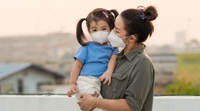 5 Cara Melindungi Anak dari Bahaya Polusi Udara. Foto: Shutter Stock