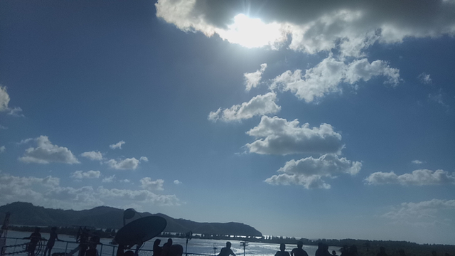 Sore menjelang senja di Pelabuhan Lembar Lombok Nusa Tenggara Barat (Dokumentasi Pribadi)