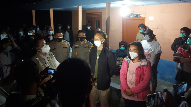 Jumpa pers terkait viral pria di Sumut dipukuli saat hendak isolasi mandiri. Foto: Dok. Istimewa