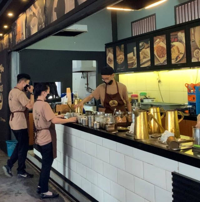 Gerai Aming Coffee Podomoro. Foto: Teri/Hi!Pontianak