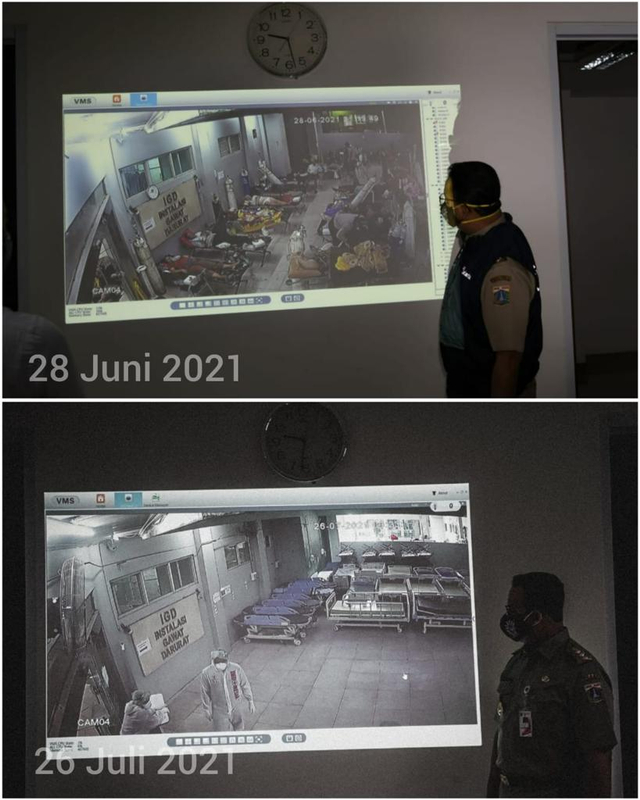 Kondisi Rumah Sakit di Jakarta sudah mulai kosong. Foto: Dok. Anies Baswedan