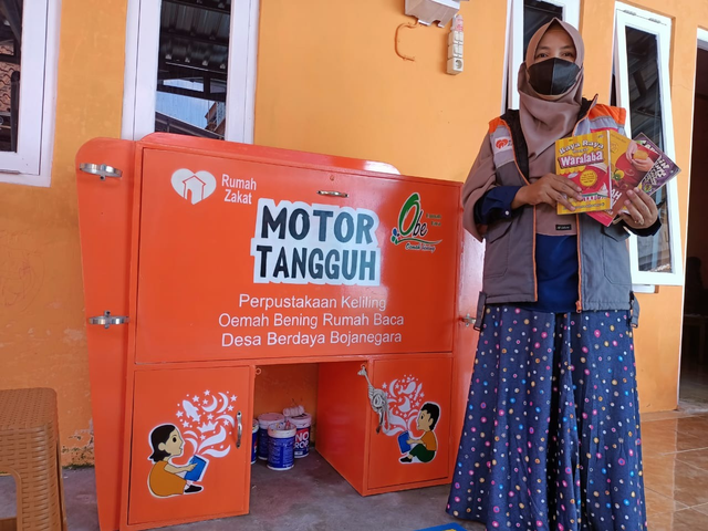 OMAH BENING RUMAH BACA TETAP GIATKAN MEMBACA DI ERA PANDEMI