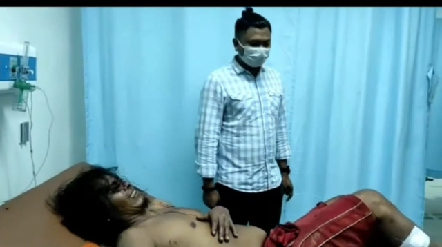 Tampang A, pelaku pembunuhan Ketua MUI Labuhanbatu Utara. Foto: Dok. Istimewa