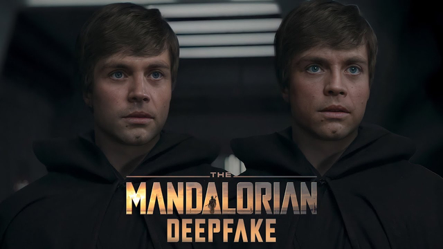 Youtuber Shamook poles wajah Luke Skywalker dengan teknologi deepfake di The Mandalorian. Foto: Shamook via YouTube