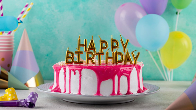 Ilustrasi ucapan happy birthday. (Dok. Freepik)