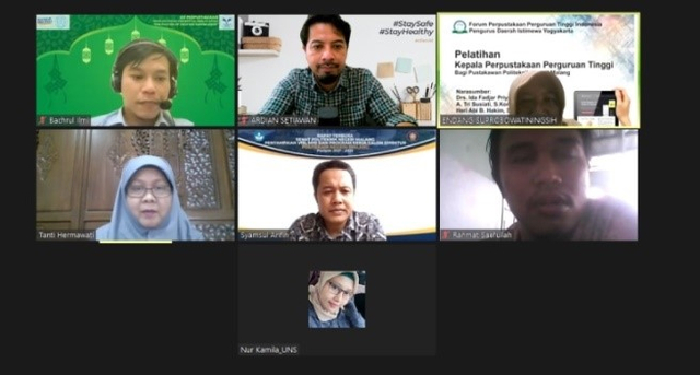 UPT Perpustakaan Polinema melakukan penjajakan kerja sama pengembangan akademik dan sumber daya manusia dengan Sekolah Vokasi Universitas Sebelas Maret.