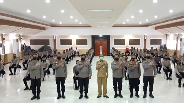 Pelatihan tenaga Tracer COVID-19 di Polda Sulawesi Utara