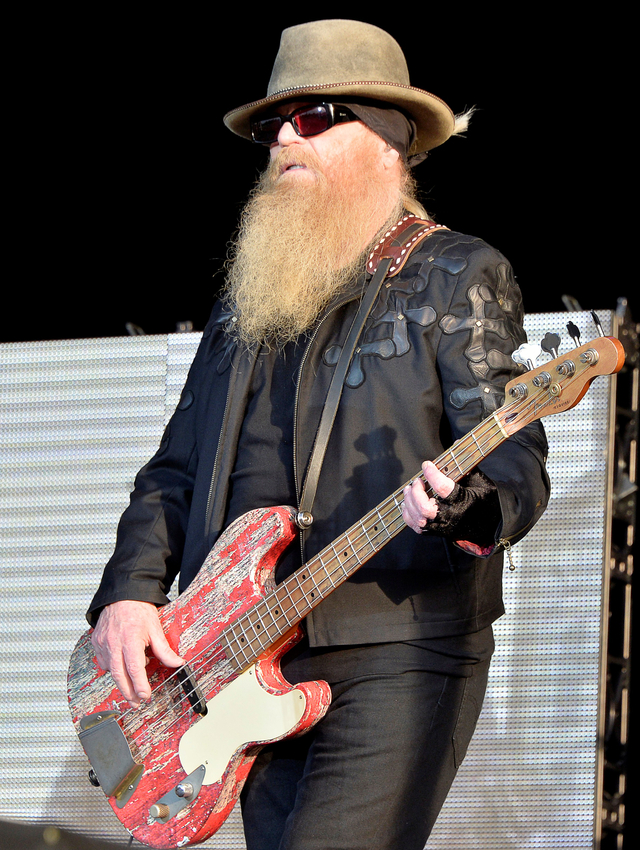 Bassist ZZ Top, Dusty Hill. Foto: GEORGES GOBET / AFP