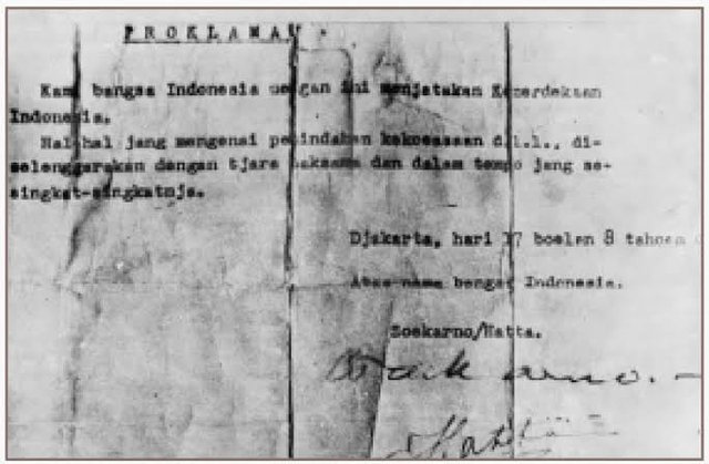 bunyi teks proklamasi