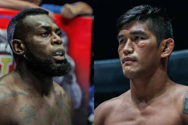 Leandro “Wolf” Ataides (kir) akan menghadapi Aung La “The Burmese Phyton” N Sang dalam laga MMA divisi middleweight dalam ajang ONE: BATTLEGROUND. Foto: ONE Championship