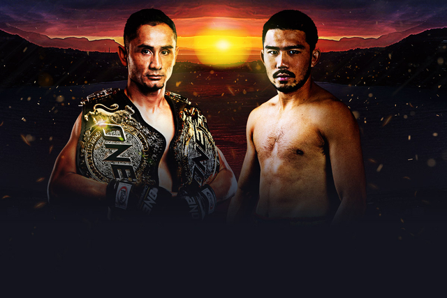 Sam-A Gaiyanghadao (kiri) akan mempertaruhkan sabuk Juara Dunia ONE Strawweight Muay Thai saat menghadapi Prajanchai pada 30 Juli di Singapura. Foto: ONE Championship