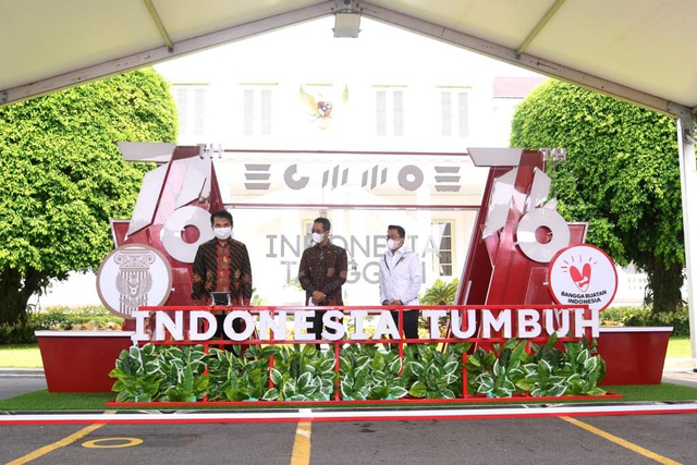 Sekretariat Presiden resmi luncurkan pendaftaran upacara virtual HUT ke-76 RI. Foto: Lukas/Biro Pers Sekretariat Presiden