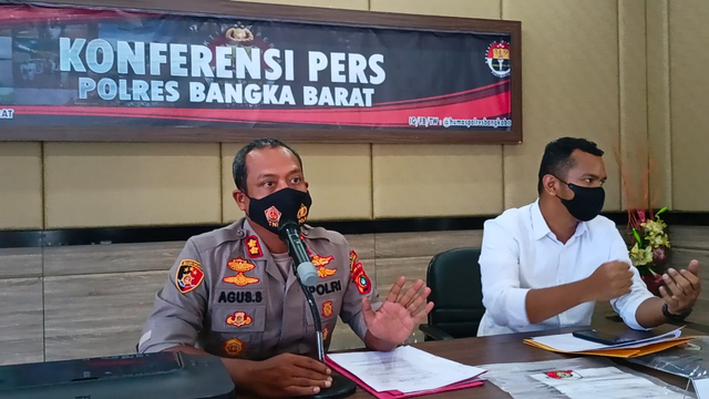 Kapolres Bangka Barat AKBP Agus Siswanto.