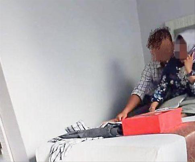 Foto mirip Wali Kota Tanjungpinang yang beredar di grup WA (Foto: Ist)