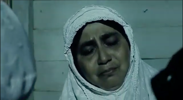Akting Rahma di film Janji di Atas Pelantar (Foto: Batamnews)