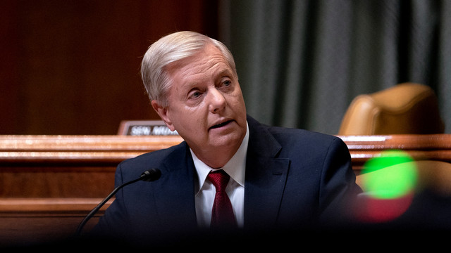 Senator AS, Lindsey Graham. Foto: STEFANI REYNOLDS/POOL/AFP