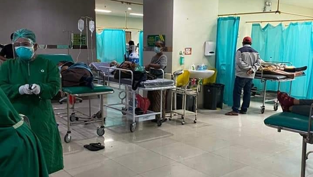 Suasana perawatan pasien COVID-19 di RSUD Buleleng. Foto: Dok. Istimewa