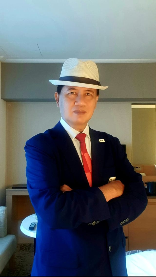Wahyana, guru olahraga di SMP Negeri 4 Patuk Gunungkidul, yang memimpin partai puncak cabor bulu tangkis tunggal putri di Olimpiade Tokyo 2020 Foto: Dok. Wahyana
