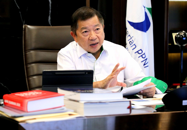 Menteri PPN/Kepala Bappenas Suharso Monoarfa menyampaikan Pidato Kunci Penutup dalam Webinar 50 Tahun Nalar Ajar Terusan Budi: CSIS dan Transformasi Ekonomi Menuju Indonesia 2045 yang digelar daring, Rabu (4/8). 