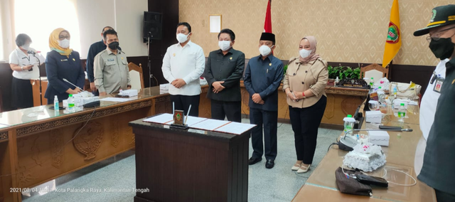 Eksekutif dan Legisilatif Pemprov Kalteng sepakat menyetujui pembentukan daerah otonomi baru (DOB) Provinsi Kotawaringin/InfoPBUN/foto : IST