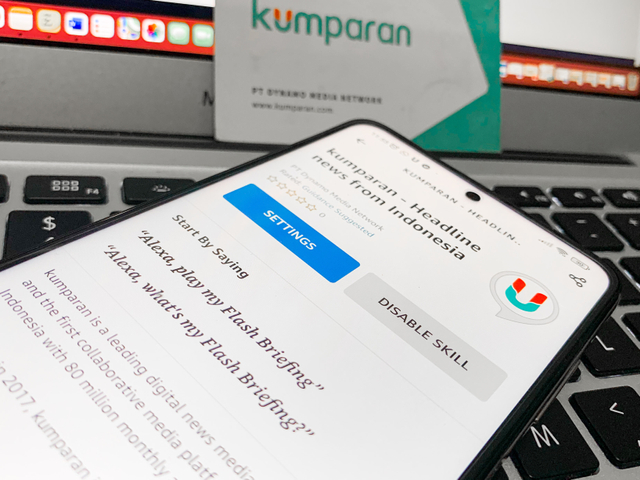 Ilustrasi kumparan dan Amazon Alexa Foto: Kevin S. Kurnianto/kumparan