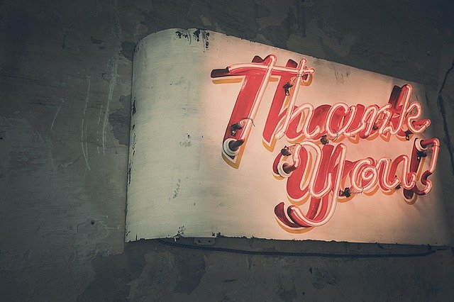 Contoh ucapan terima kasih. Sumber: pixabay.com