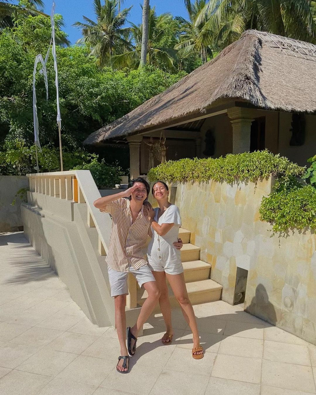 Baskara Mahendra dan Sherina Munaf. Foto: Instagram/baskaramahendra