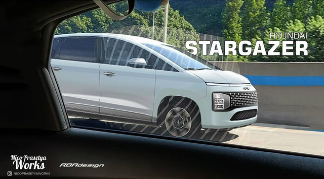 Terkaan Gambar Hyundai Stargazer Hasil Foto Olah Digital RBA Design dan Nico Prasetya Works. Foto: dok. Instagram @rbadesign