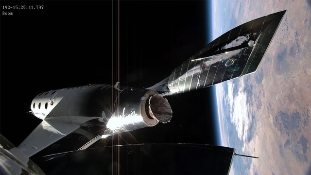 Pesawat ruang angkasa Virgin Galactic Foto: VirginAtlantic