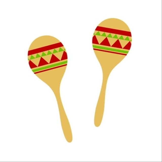 ilustrasi jenis alat musik ritmis, sumber gambar: https://www.freepik.com/