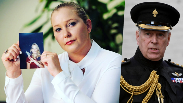 Virginia Robert Giuffre, korban pelecehan seksual Pangeran Andrew. Foto: dok. Instagram @andrewgodfrey2018, JOHN THYS / AFP