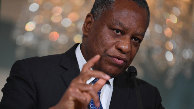 Menteri Luar Negeri Nigeria Geoffrey Onyeama. Foto: Eric BARADAT/AFP