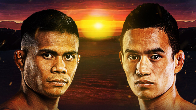 Eko Roni Saputra (kiri) mewakili Indonesia saat berlaga menghadapi Liu Peng Shuai di ajang ONE: BATTLEGROUND II pada Jumat, 13 Agustus. Foto: ONE Championship