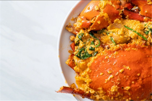 Ilustrasi masakan kepiting saus padang. https://www.freepik.com/