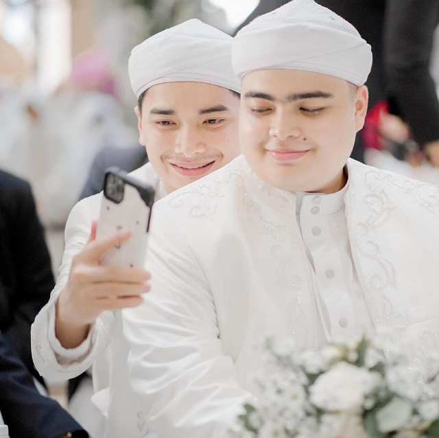 Alvin Faiz dan Ameer Azzikra. Foto: Instagram/alvinfaiz