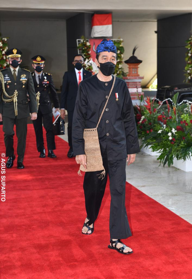 Jokowi saat Pidato Kenegaraan.  Foto: Dok. Agus Suparto