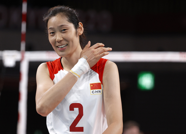  Atlet bola voli China, Zhu Ting. Foto: Reuters