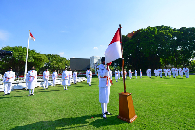 Ilustrasi lagu Hari Merdeka. Foto: presidenri.go.id