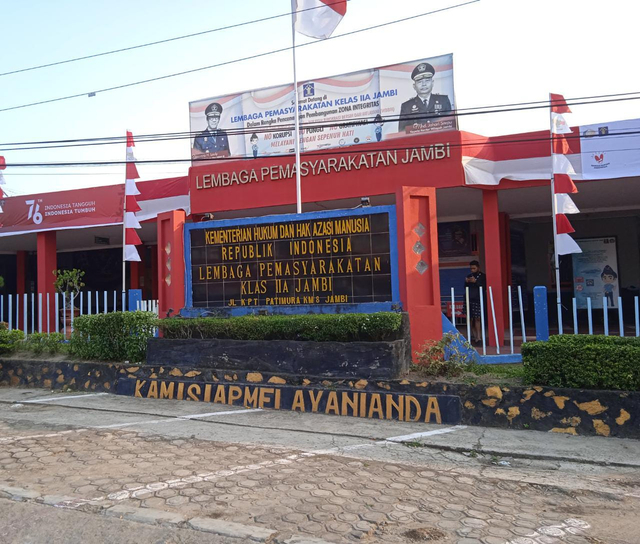 Pemasyarakatan (Lapas) Kelas IIA Jambi. (Foto: M Sobar Alfahri)