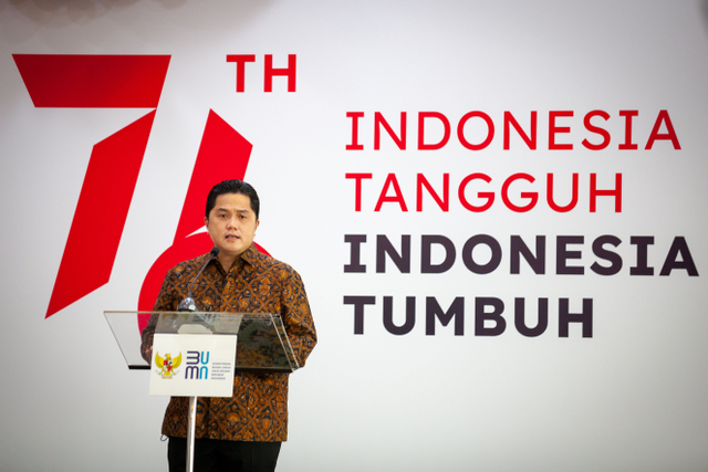 Menteri BUMN Erick Thohir. Foto: Dok. Kemnterian BUMN