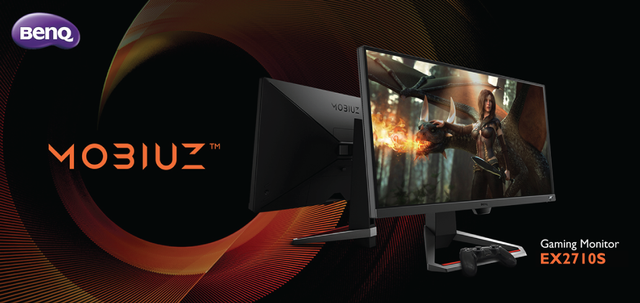 Monitor Gaming MOBIUZ BenQ seri EX2710S. Foto: BenQ