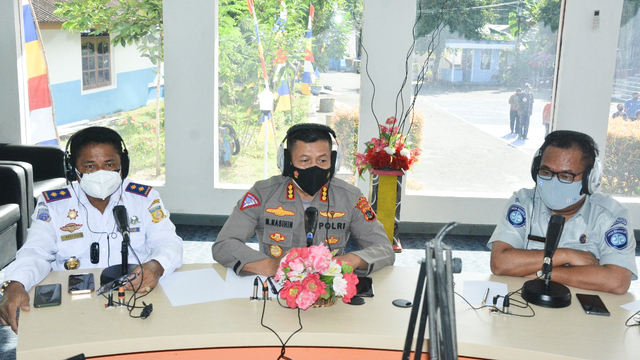 Dialog interaktif pengaturan arus lalu lintas PON Papua. (Dok Humas Polda Papua) 