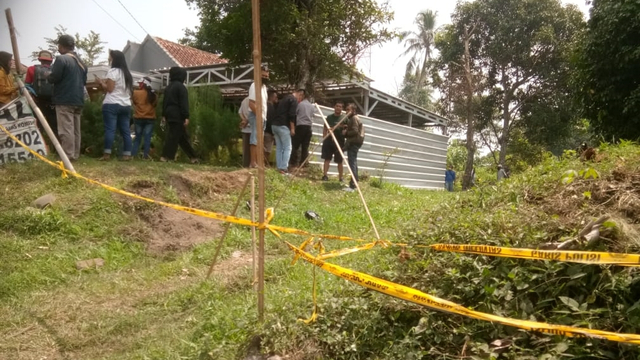 Lokasi depan rumah Tuti dan Amalia, korban pembunuhan dalam Alphard di Subang. Foto: Dok. Istimewa